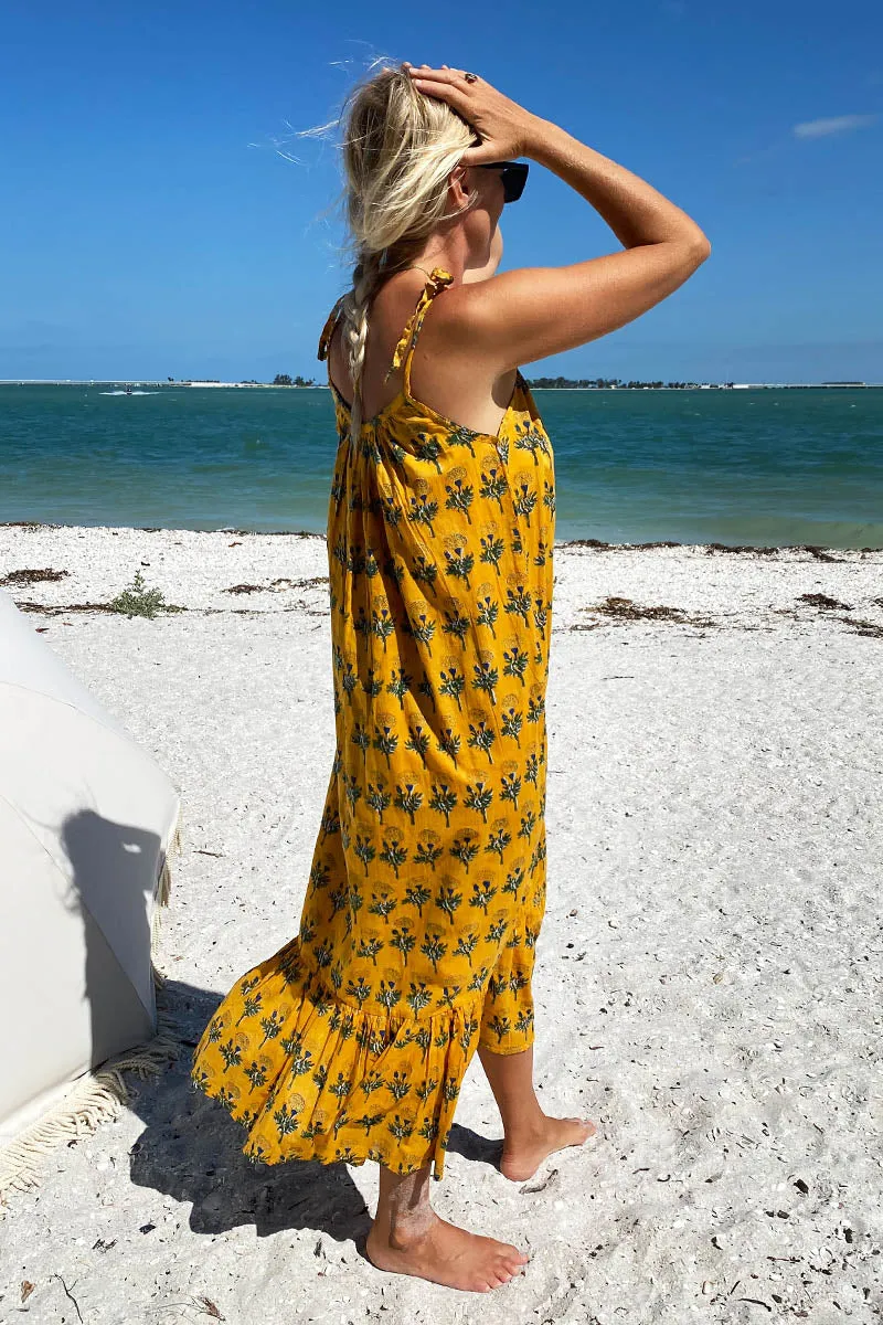 India Sundress - Marigolds Yellow Organic sold by Emerson Fry product image thumbnail 5