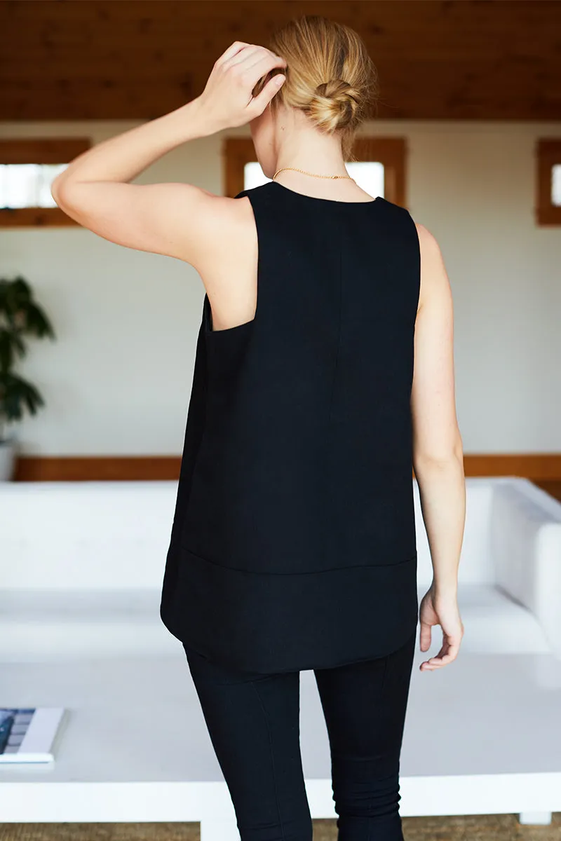 A Line Mod Top - Black sold by Emerson Fry product image thumbnail 4