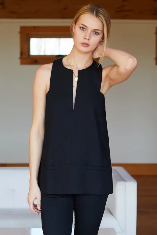 A Line Mod Top - Black sold by Emerson Fry