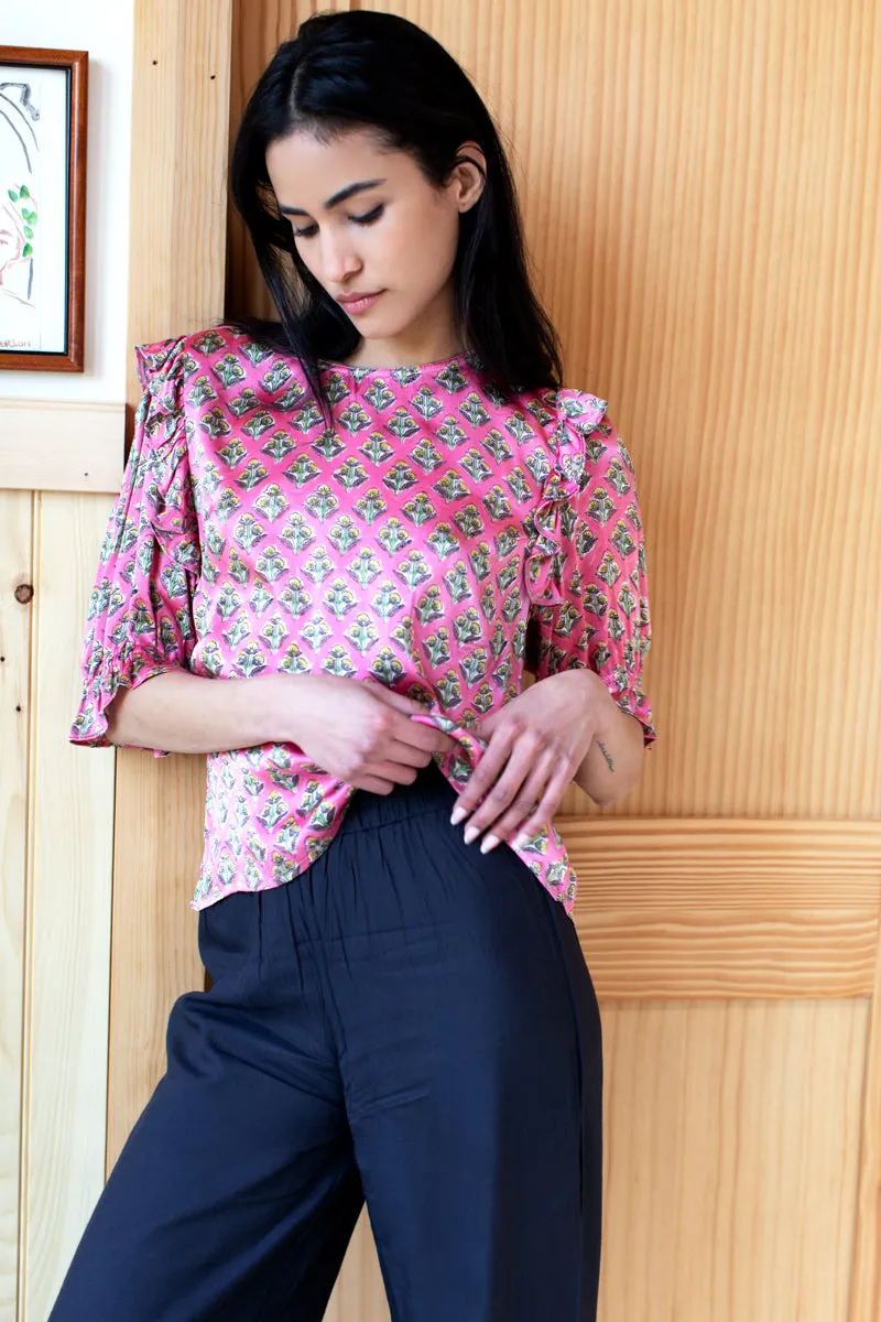 Pearl Blouse - Rose of Indies Silk sold by Emerson Fry product image thumbnail 3