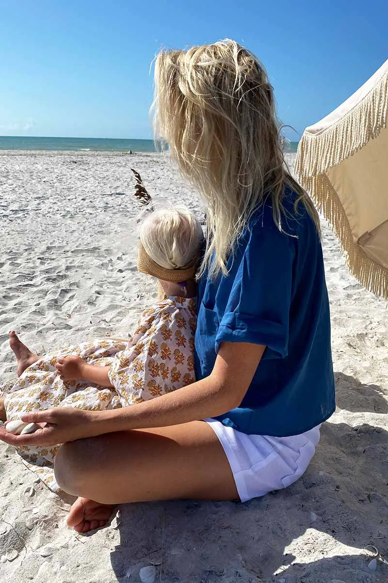 Boxy Shirt - Lapis Organic sold by Emerson Fry product image thumbnail 4