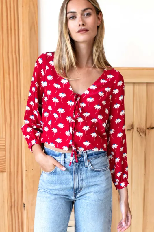 V-Tie Top - Hugo Flowers sold by Emerson Fry