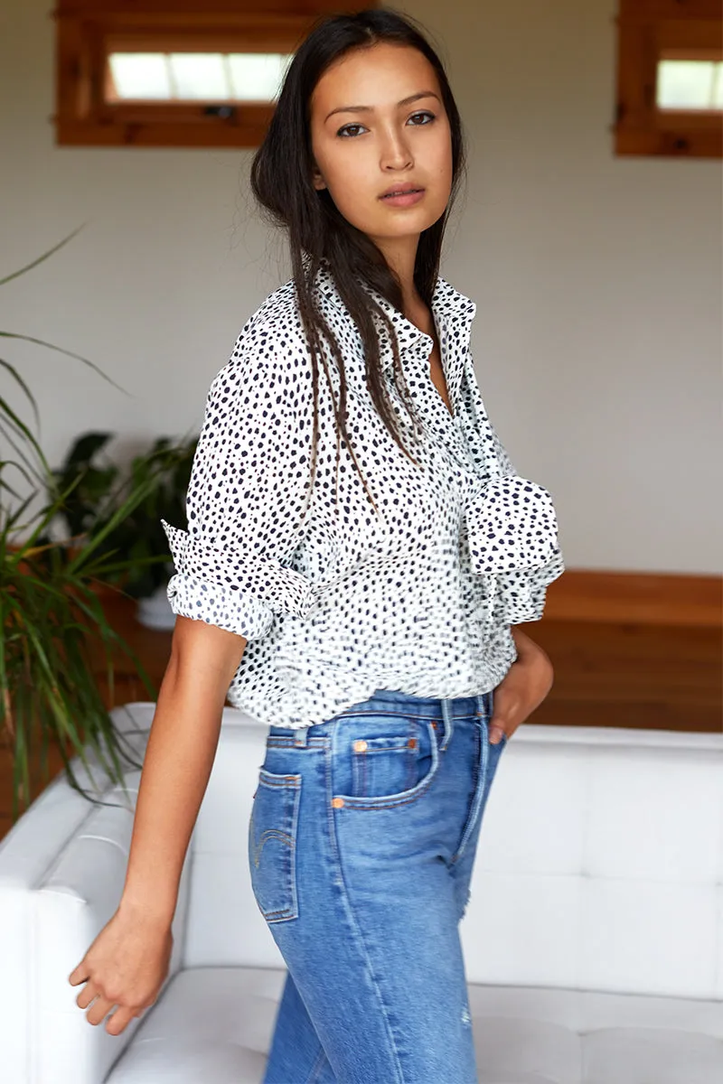 Ribbons Blouse - Black + white cheetah sold by Emerson Fry product image thumbnail 2