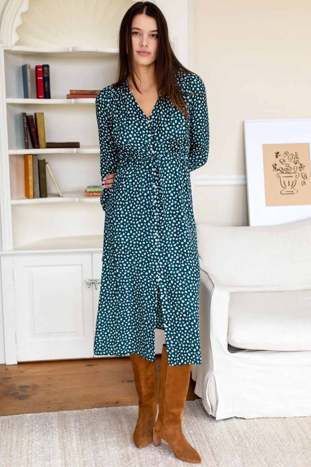 Lou Walking Boot - Dark Camel Suede sold by Emerson Fry product image thumbnail 3