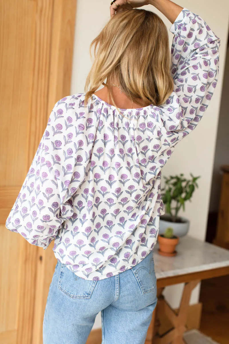 Frances Blouse - Plum Organic sold by Emerson Fry product image thumbnail 3