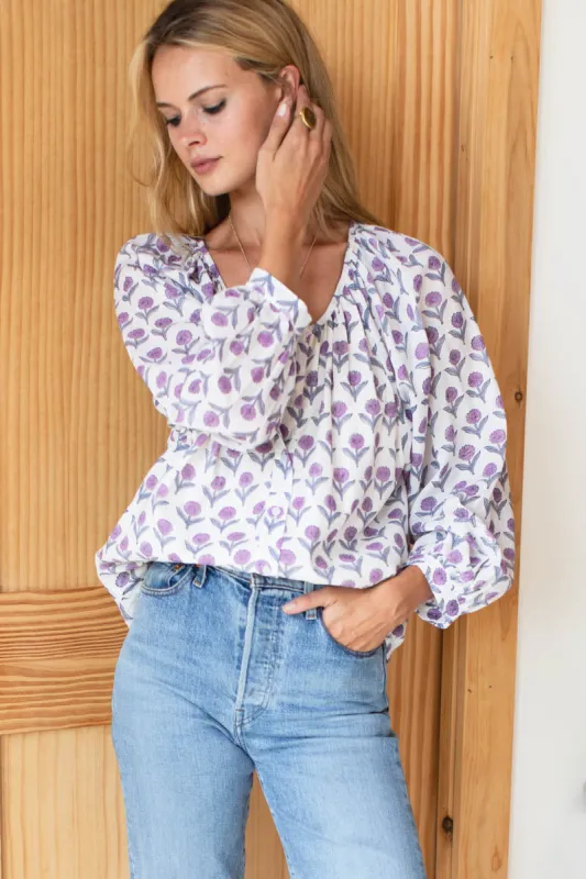 Frances Blouse - Plum Organic sold by Emerson Fry