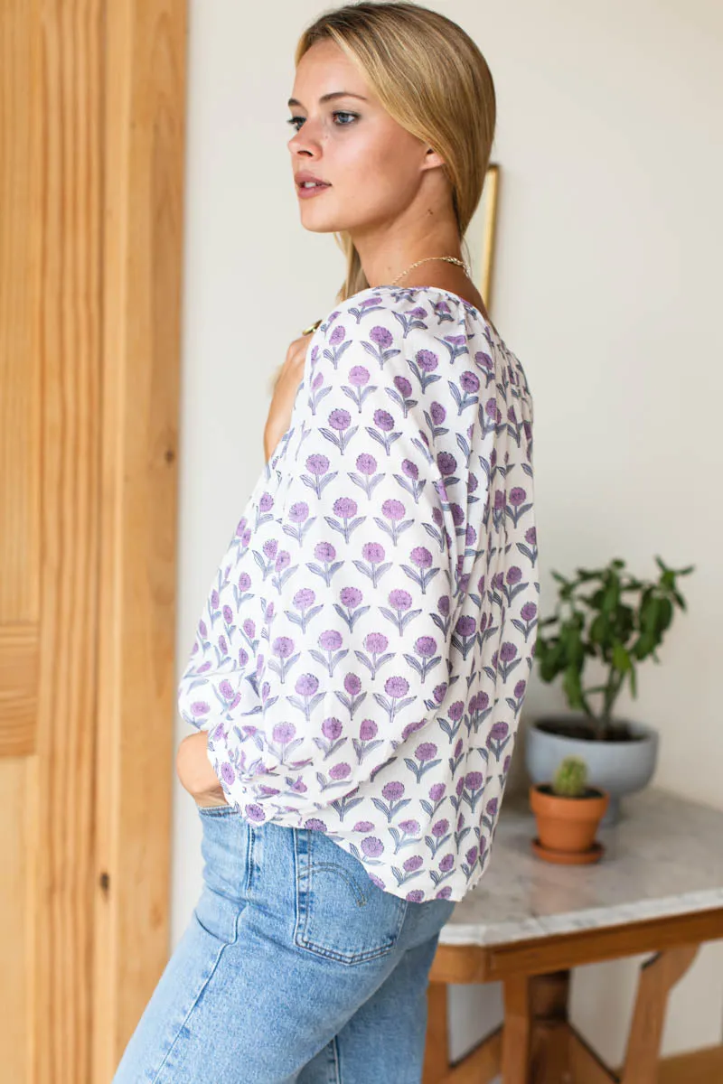 Frances Blouse - Plum Organic sold by Emerson Fry product image thumbnail 2