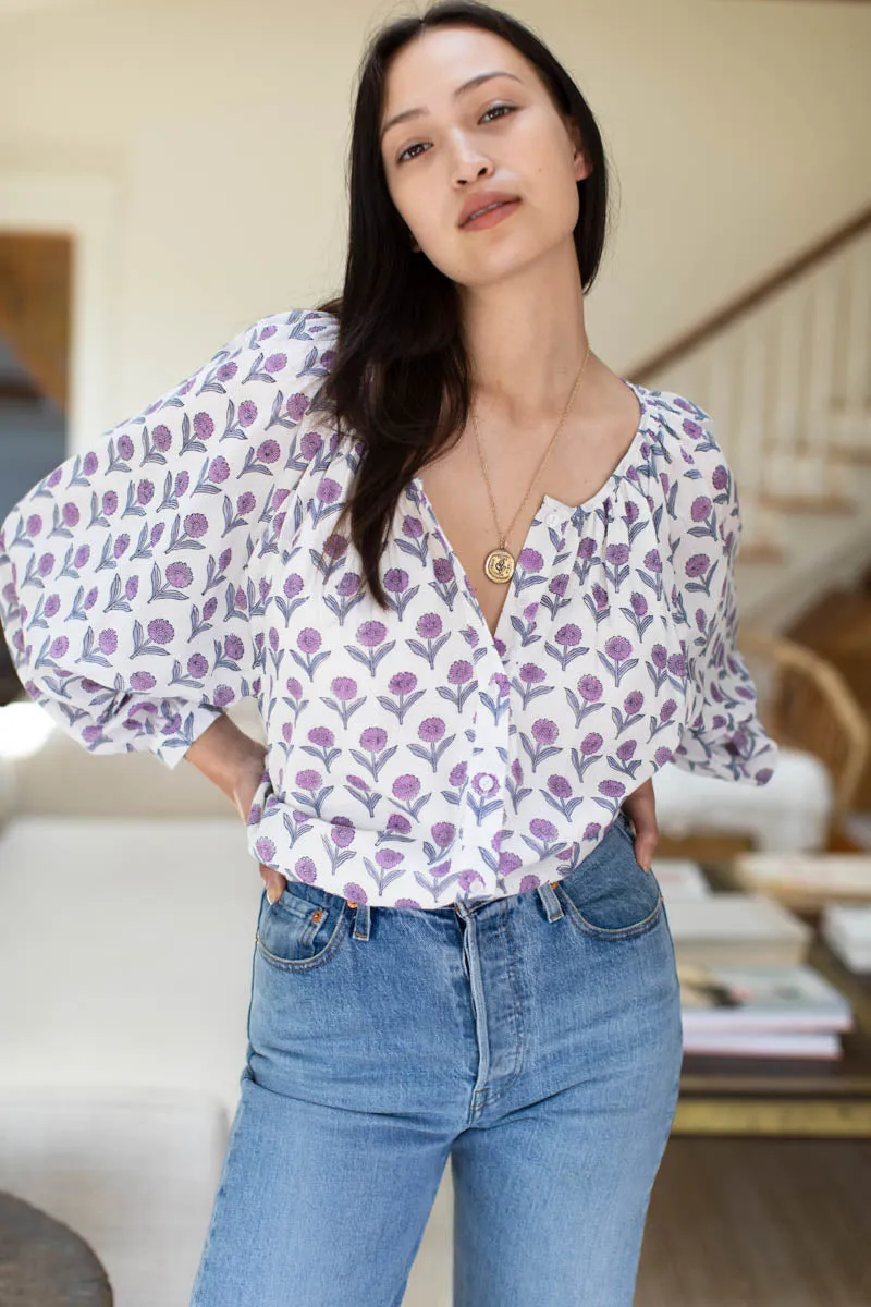 Frances Blouse - Plum Organic sold by Emerson Fry product image thumbnail 4