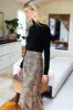 Midi Skirt 2 - Little Cheetah Silk sold by Emerson Fry
