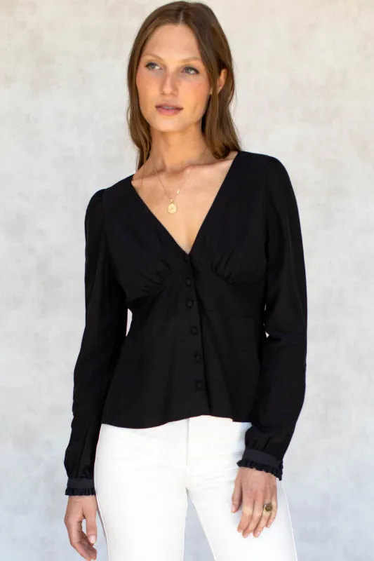 Juney Blouse - Black sold by Emerson Fry