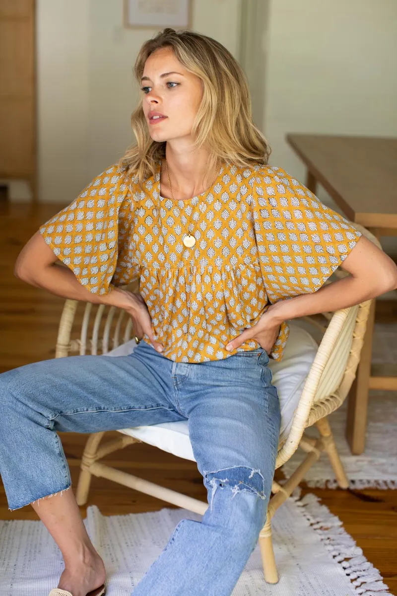 Basalie Top - Sisters Yellow Organic sold by Emerson Fry product image thumbnail 4