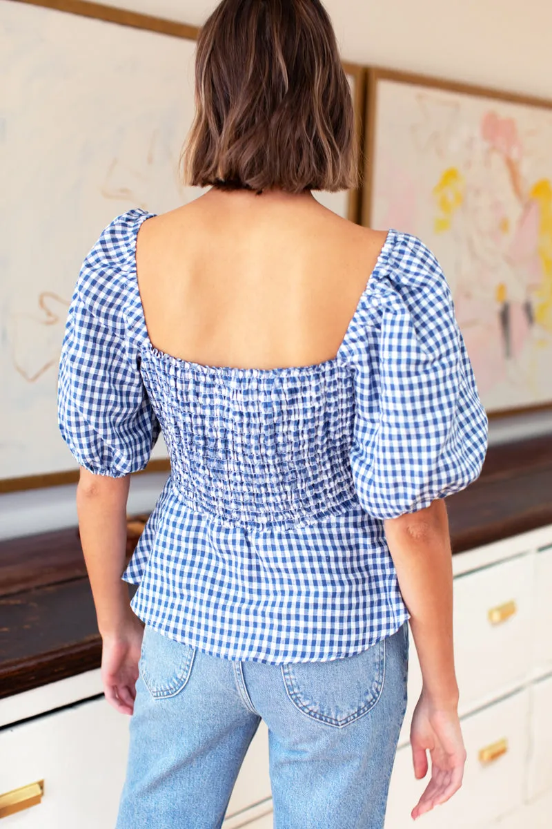 Cayman Blouse - Delfini Linen sold by Emerson Fry product image thumbnail 5