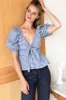 Cayman Blouse - Delfini Linen sold by Emerson Fry