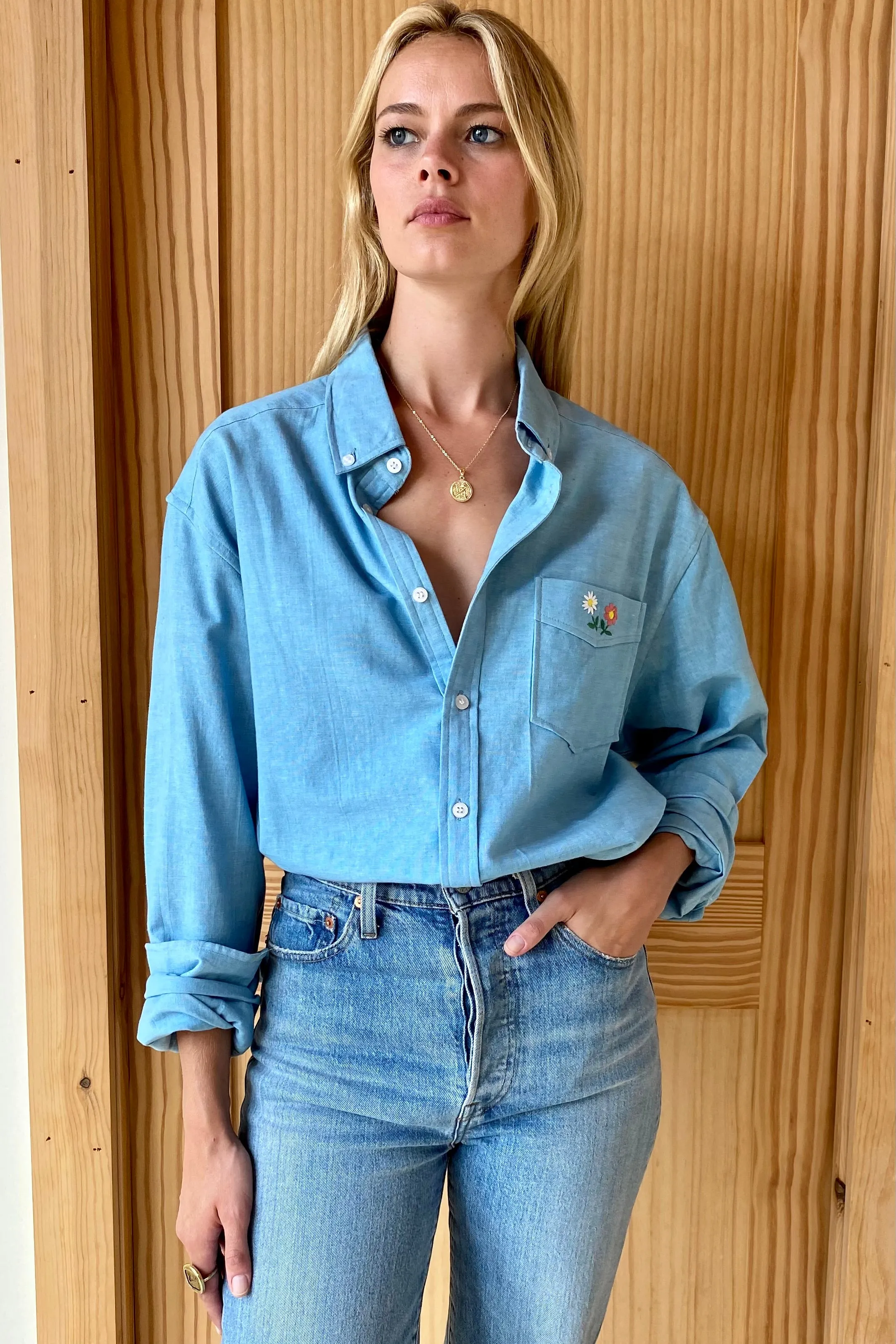 Ryan Shirt - Blue Organic sold by Emerson Fry product image thumbnail 3