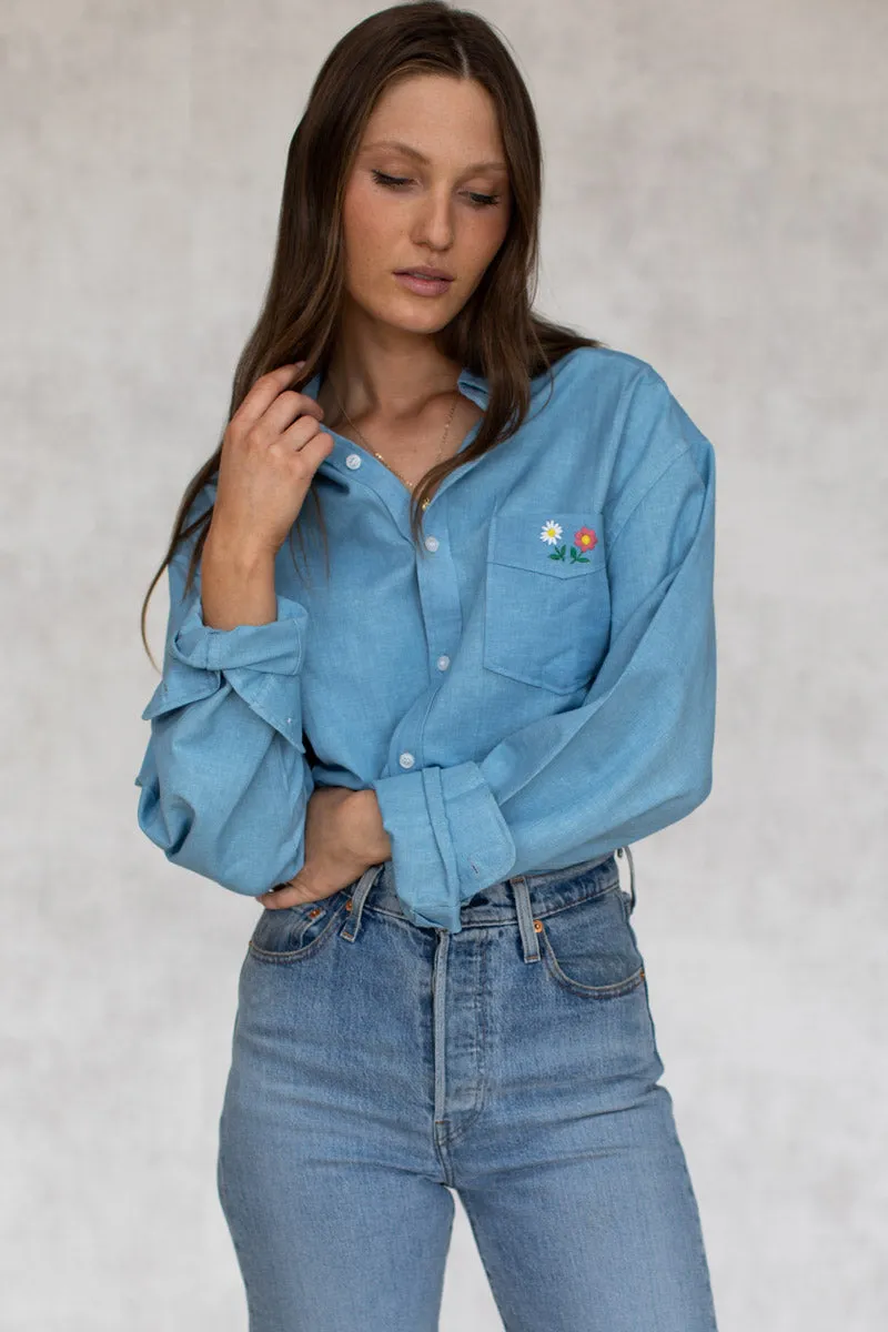 Ryan Shirt - Blue Organic sold by Emerson Fry