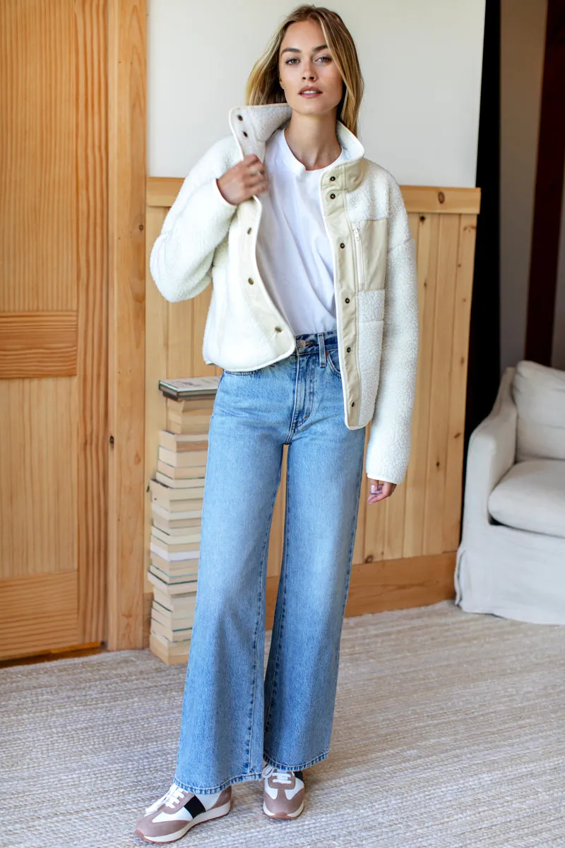 Fleece Jacket - Ivory sold by Emerson Fry product image thumbnail 3