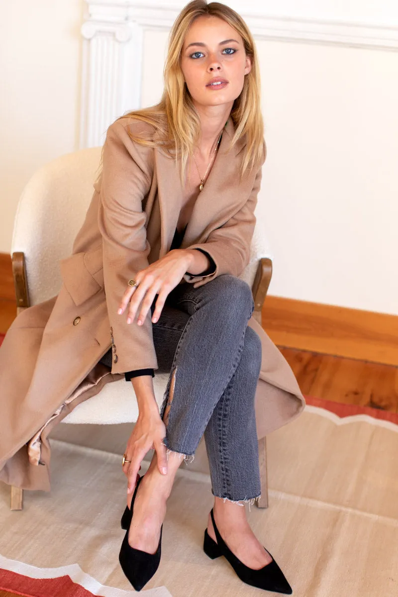 Julius Long Coat - Camel Wool Cashmere sold by Emerson Fry product image thumbnail 2