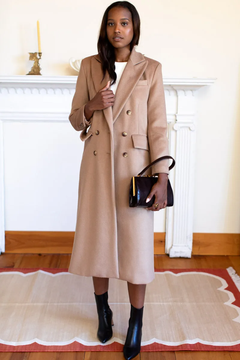 Julius Long Coat - Camel Wool Cashmere sold by Emerson Fry product image thumbnail 3