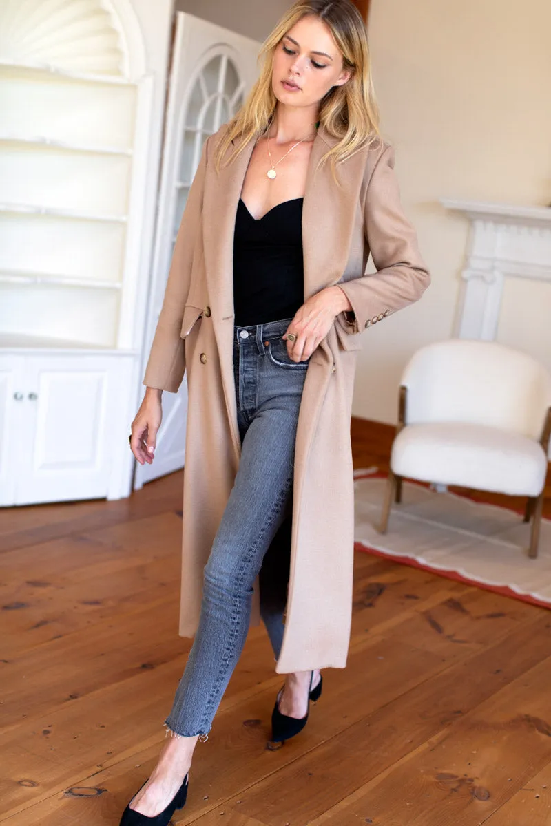Julius Long Coat - Camel Wool Cashmere sold by Emerson Fry product image thumbnail 5