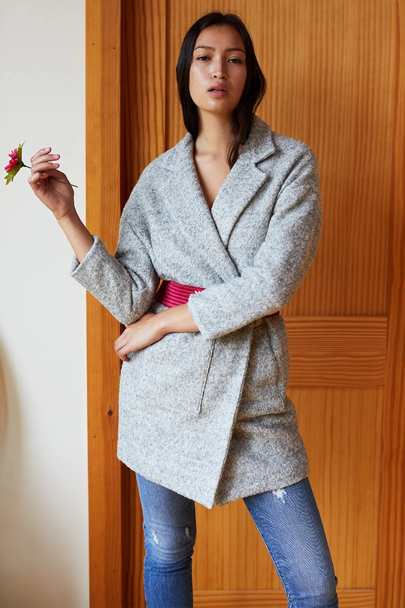 Car Coat - Heather Grey Boucle sold by Emerson Fry product image thumbnail 3