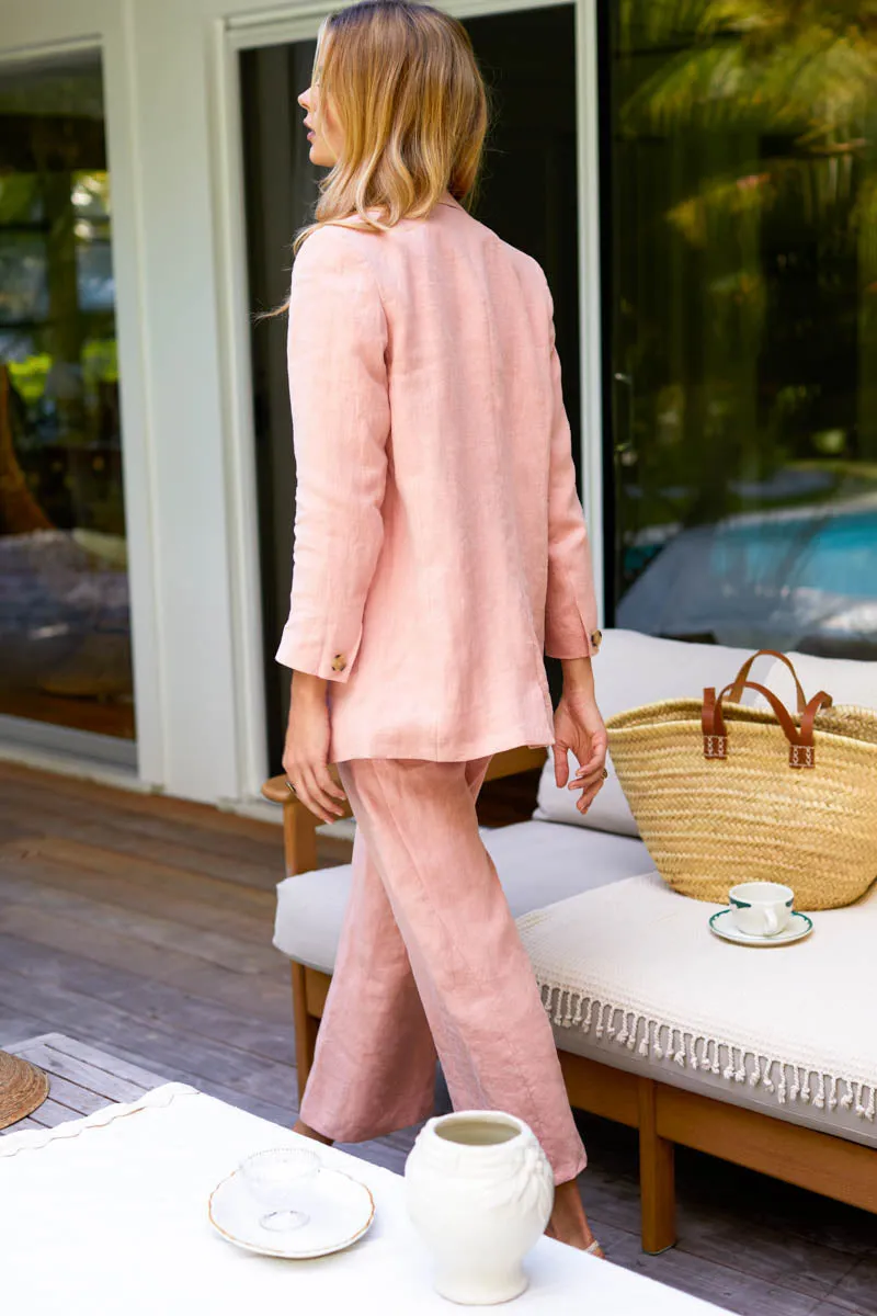 Johnny Sailor Pant - Venice Pink Linen sold by Emerson Fry product image thumbnail 5