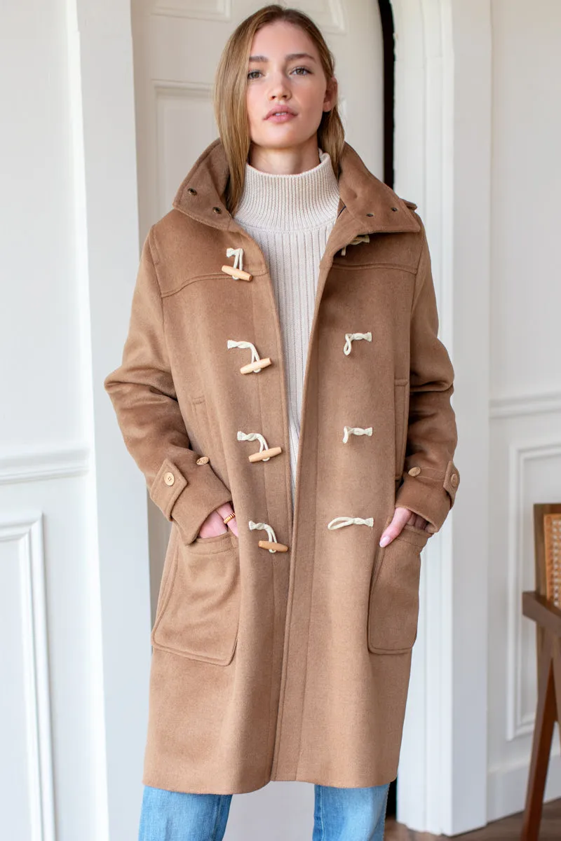 Camille Coat - Camel Wool Cashmere sold by Emerson Fry