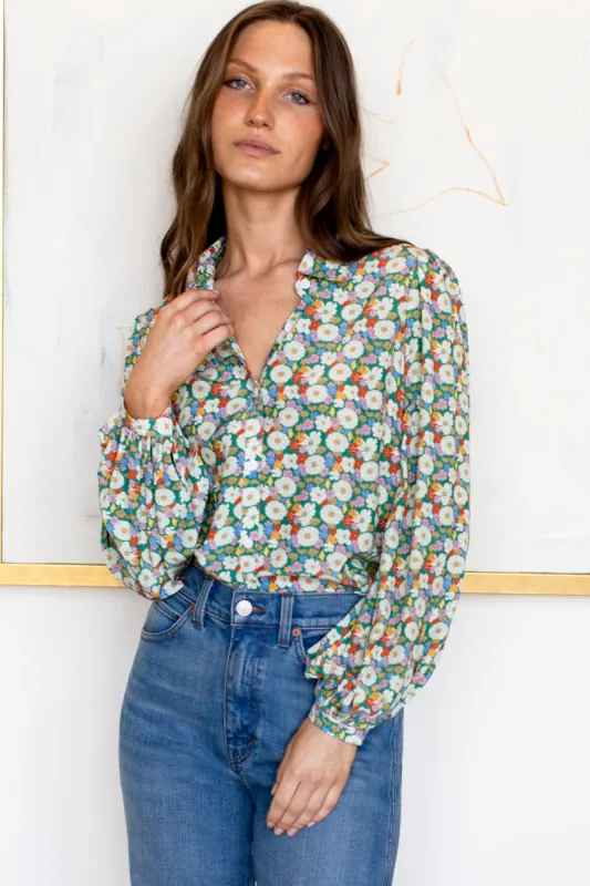Frankie Blouse - Meadow Flower Print sold by Emerson Fry