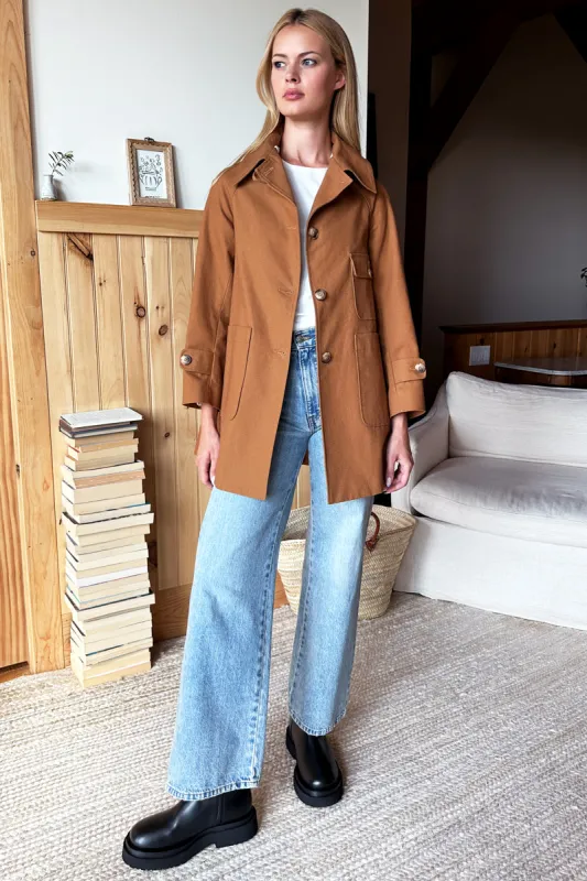 Becky Coat - Caramel Organic sold by Emerson Fry