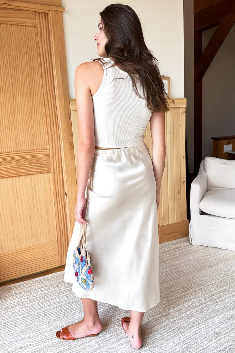 Bias Skirt - Pearled Ivory sold by Emerson Fry product image thumbnail 3