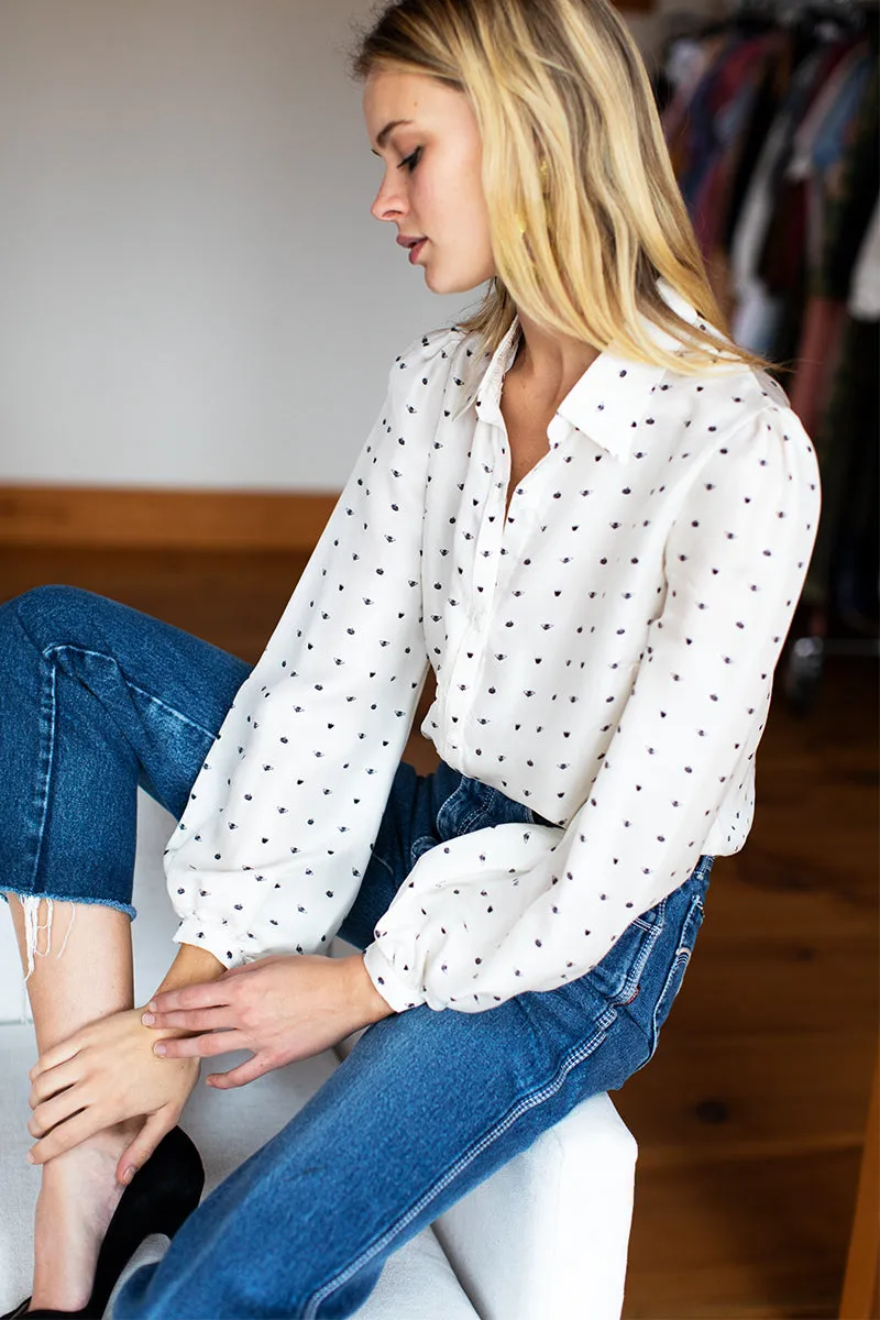 Frankie Blouse - Tiny Bees Silk sold by Emerson Fry product image thumbnail 3