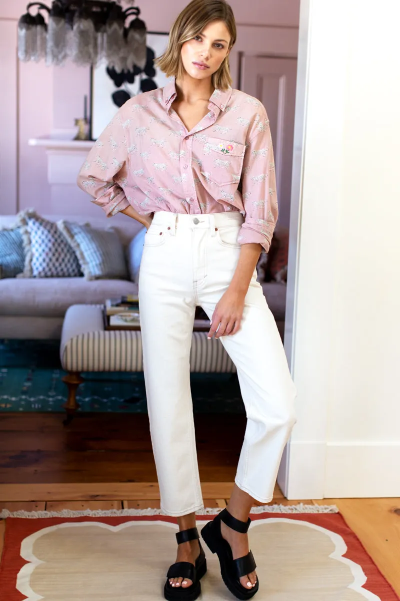 Ryan Shirt - Rose Tan Cheetah Organic sold by Emerson Fry product image thumbnail 3