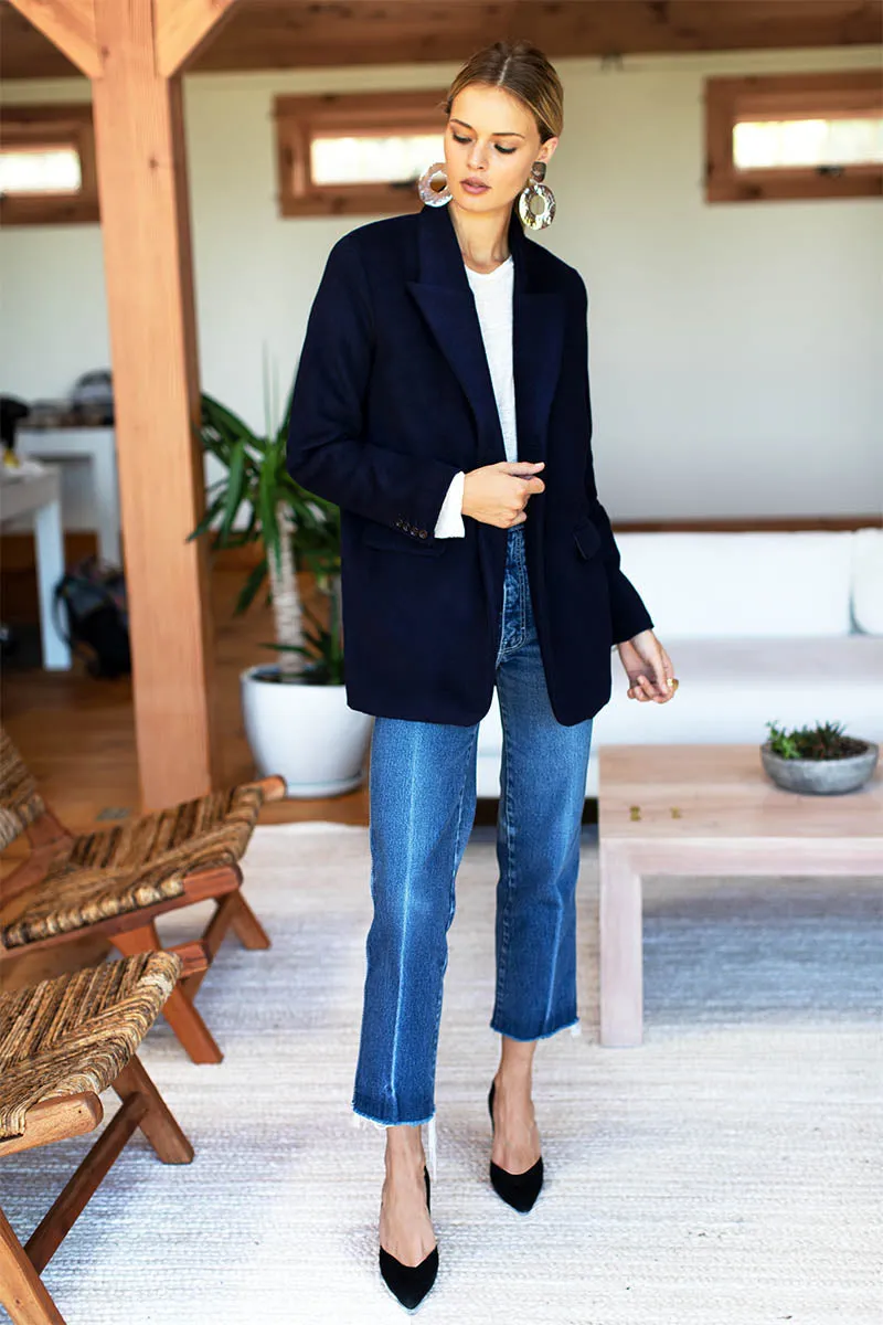 James Blazer - Navy Wool sold by Emerson Fry product image thumbnail 4