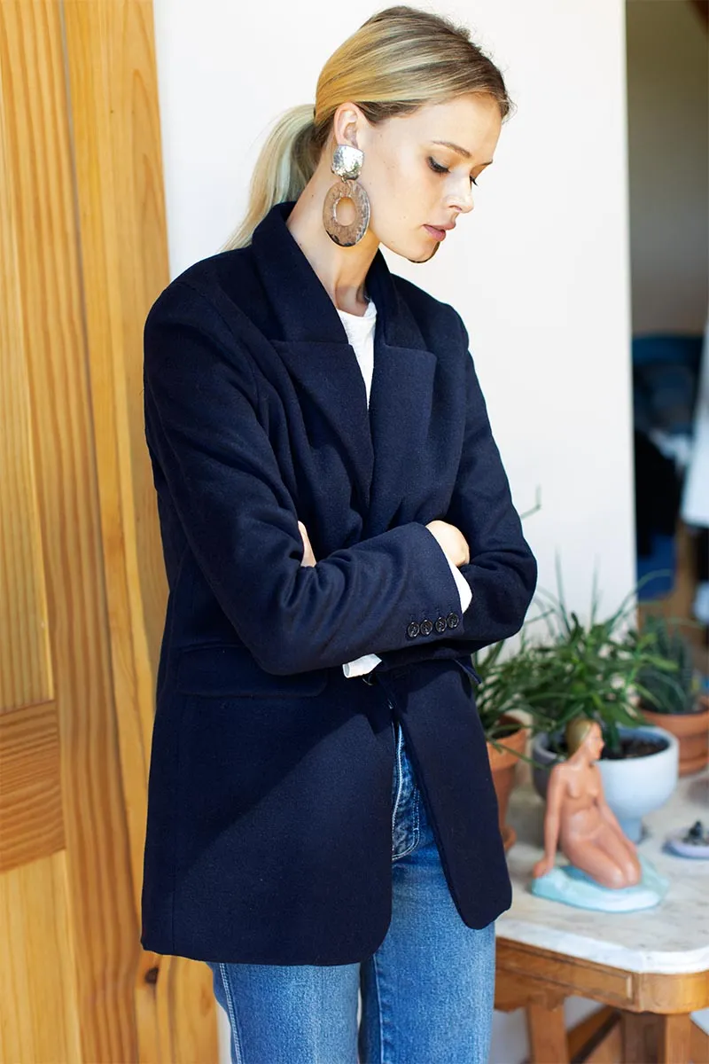 James Blazer - Navy Wool sold by Emerson Fry product image thumbnail 3
