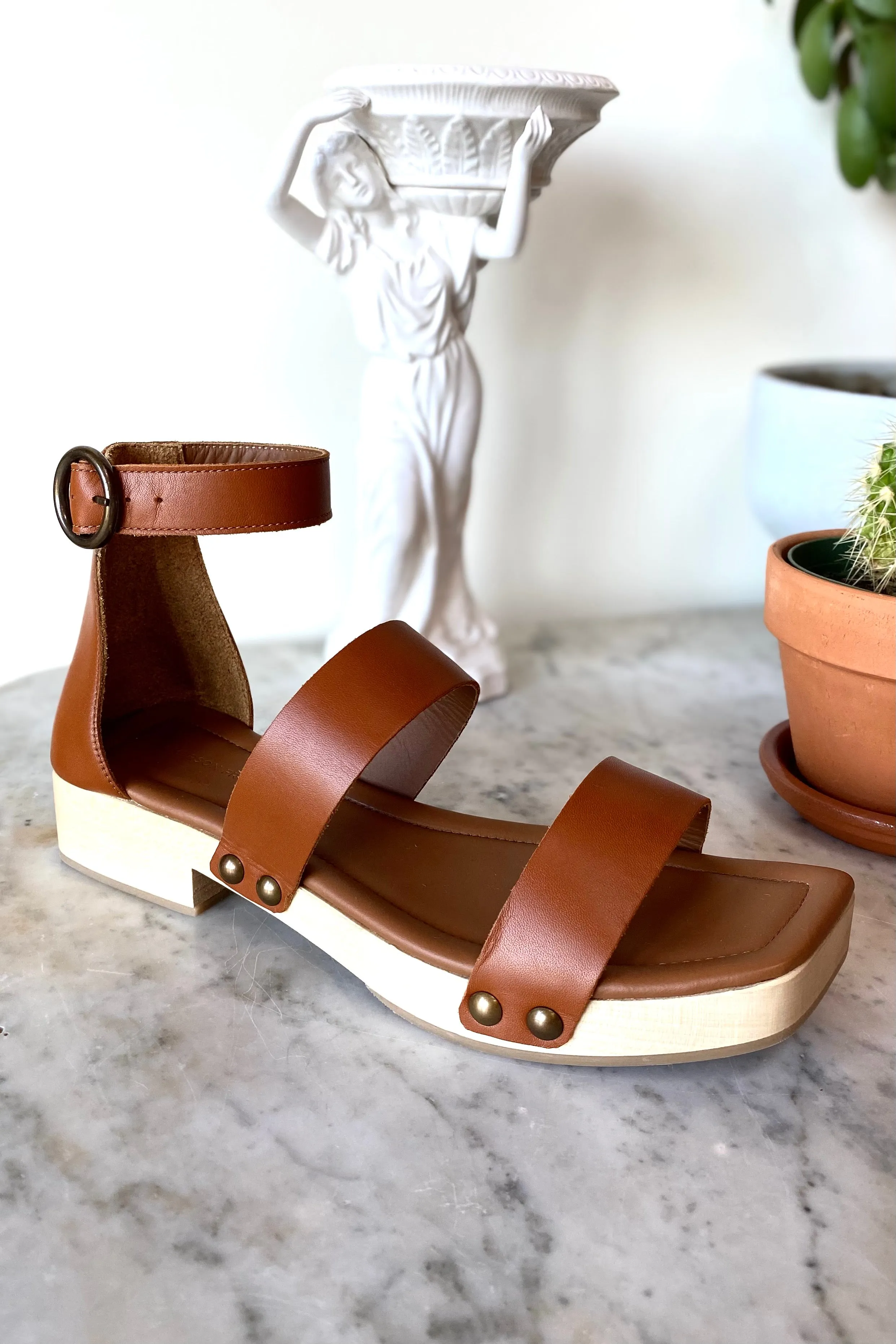 Clog Low Sandal - Cognac Leather sold by Emerson Fry product image thumbnail 2