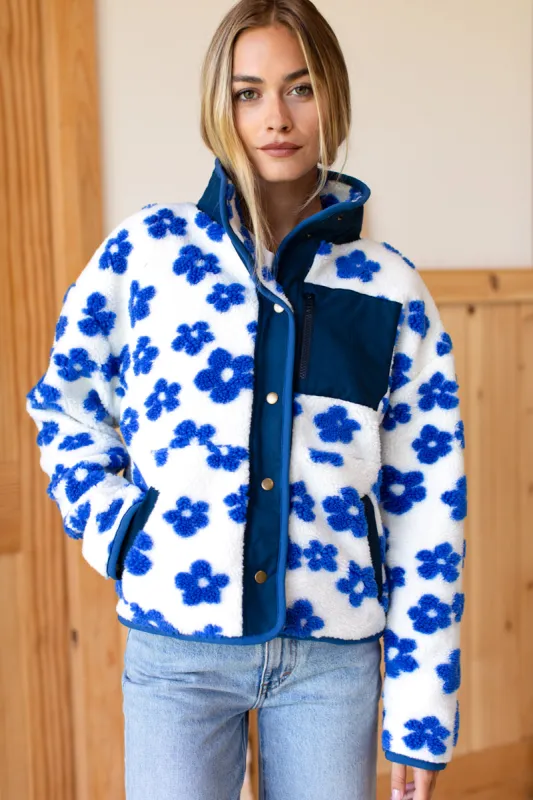 Fleece Jacket - Flower made by Emerson Fry