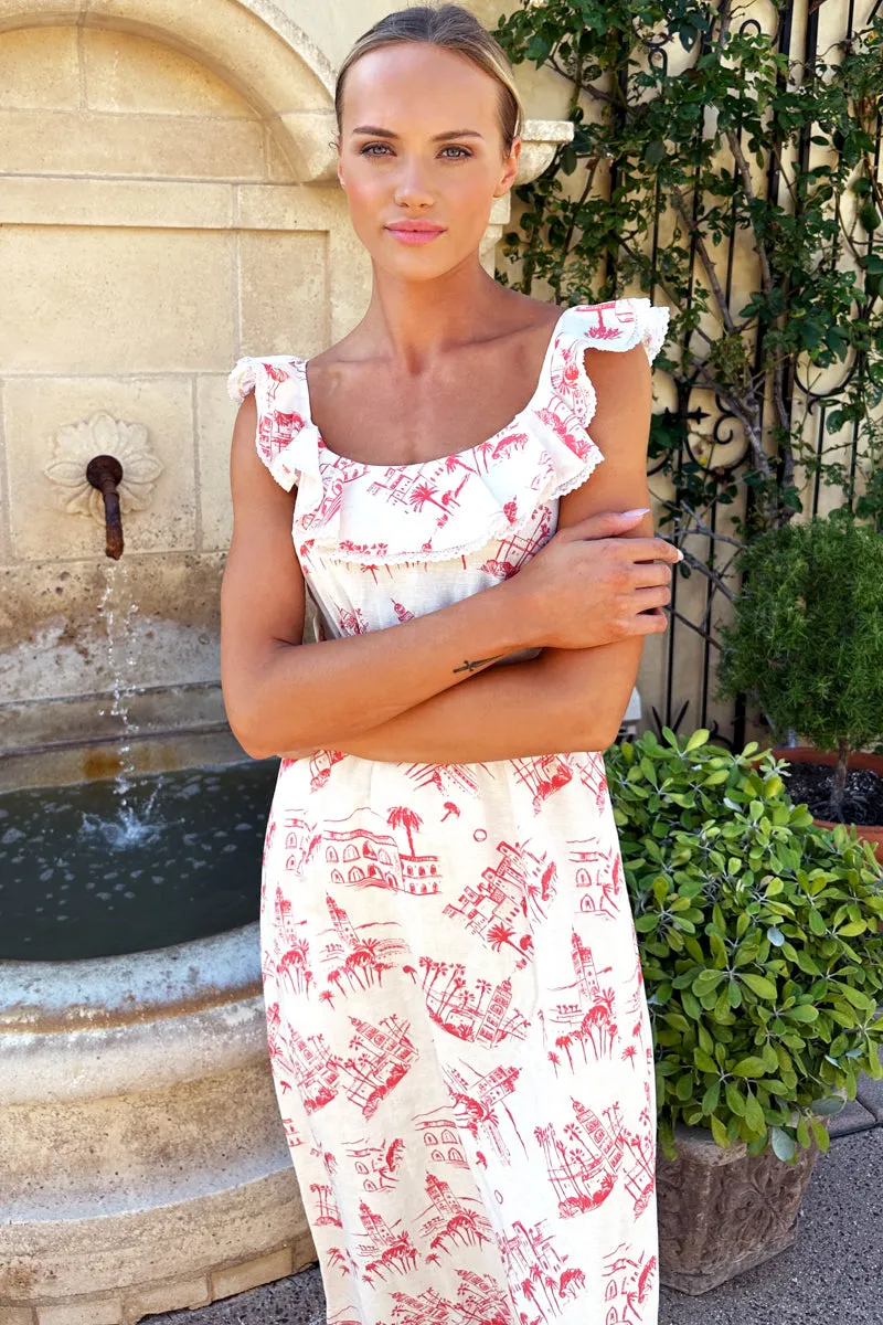 St. Jean Dress - Postcard Linen sold by Emerson Fry product image thumbnail 5