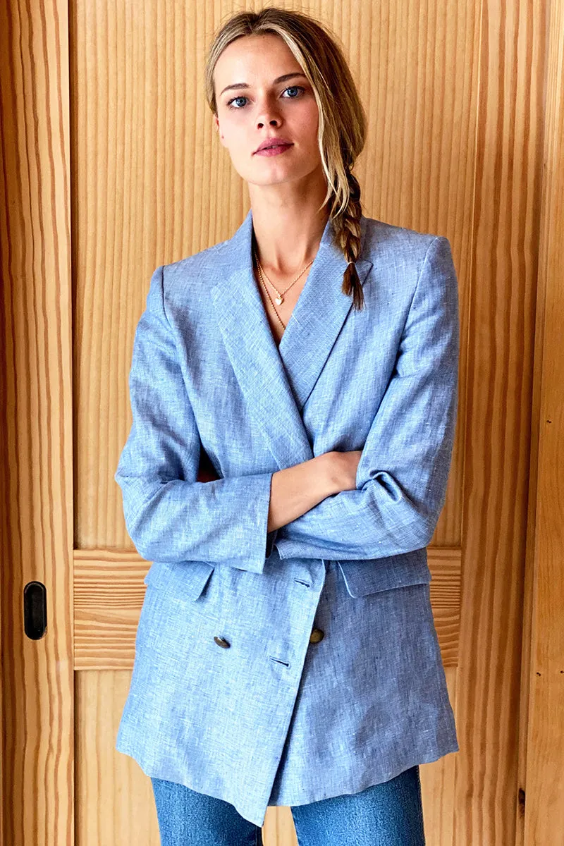 Lee Jacket - Blue Chambray sold by Emerson Fry