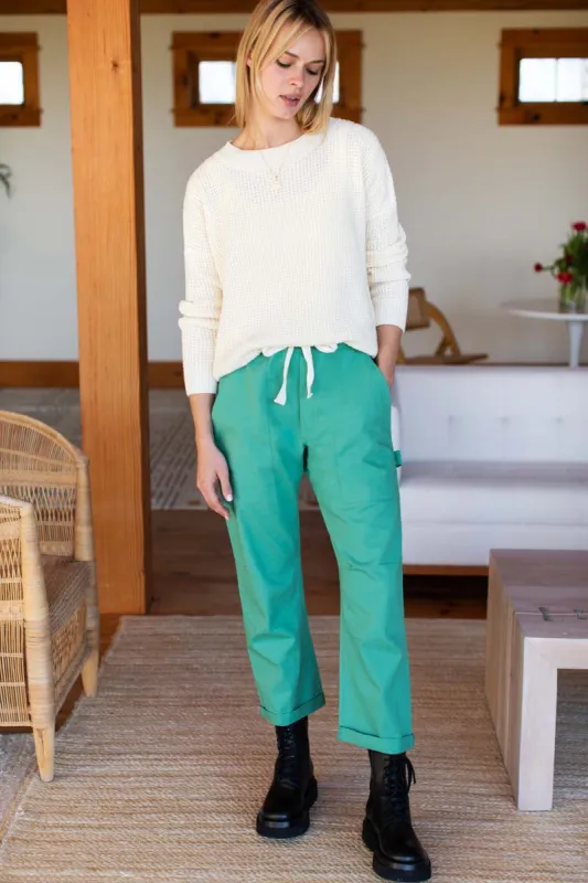 Family Cargo Pant Adult - Kashmir Green Organic sold by Emerson Fry