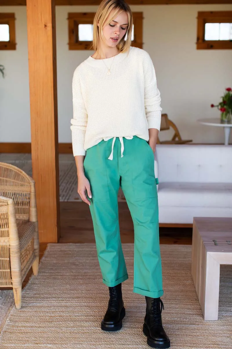 Family Cargo Pant Adult - Kashmir Green Organic sold by Emerson Fry