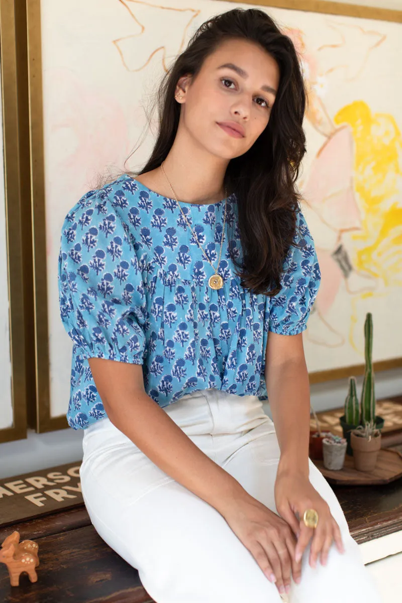 Dahlia Top - Little Marigolds Danube Organic sold by Emerson Fry