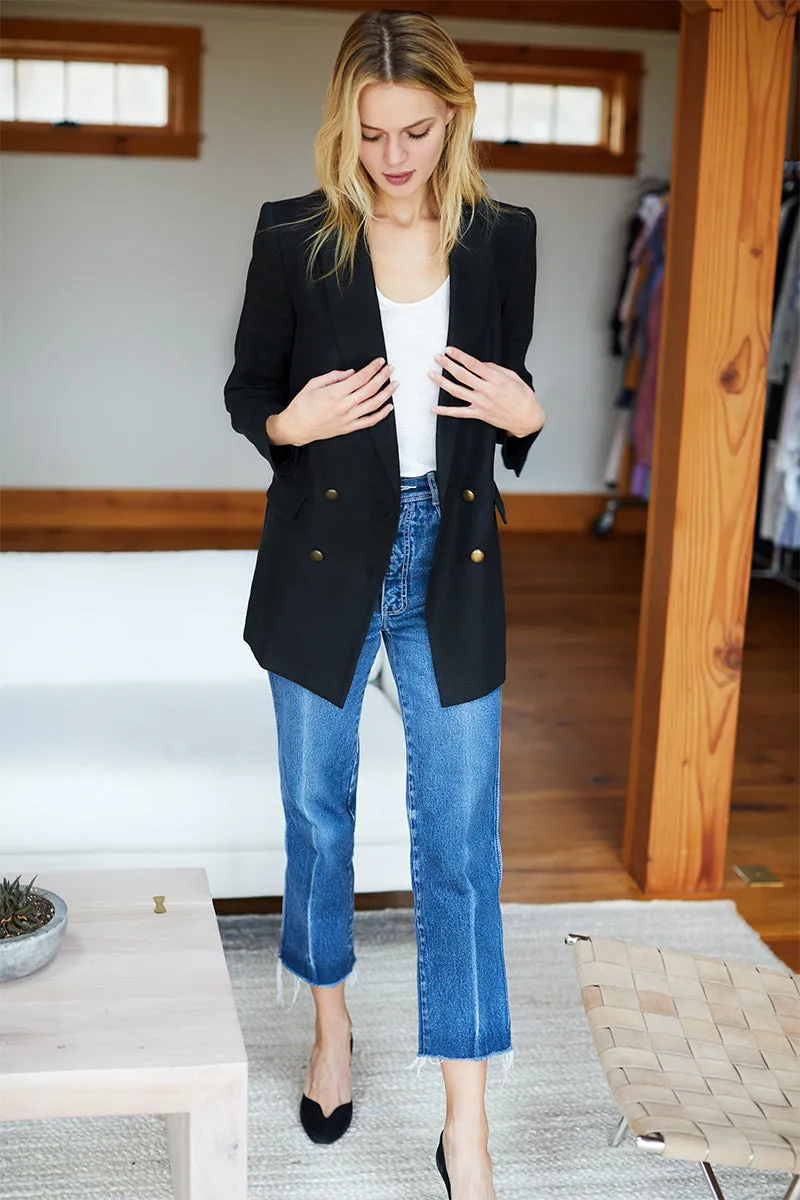 Lee Jacket - Black Linen sold by Emerson Fry product image thumbnail 4