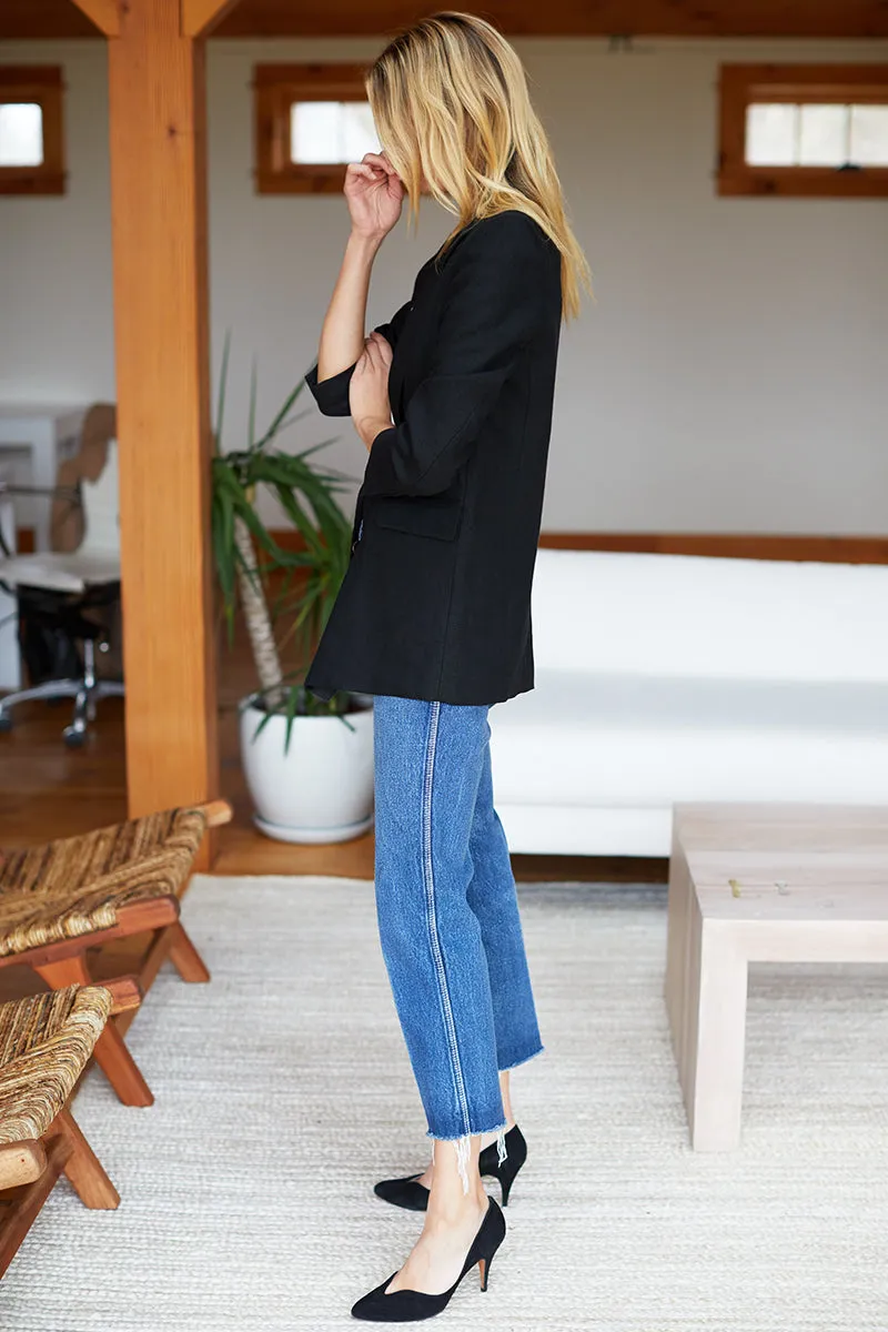 Lee Jacket - Black Linen sold by Emerson Fry product image thumbnail 3