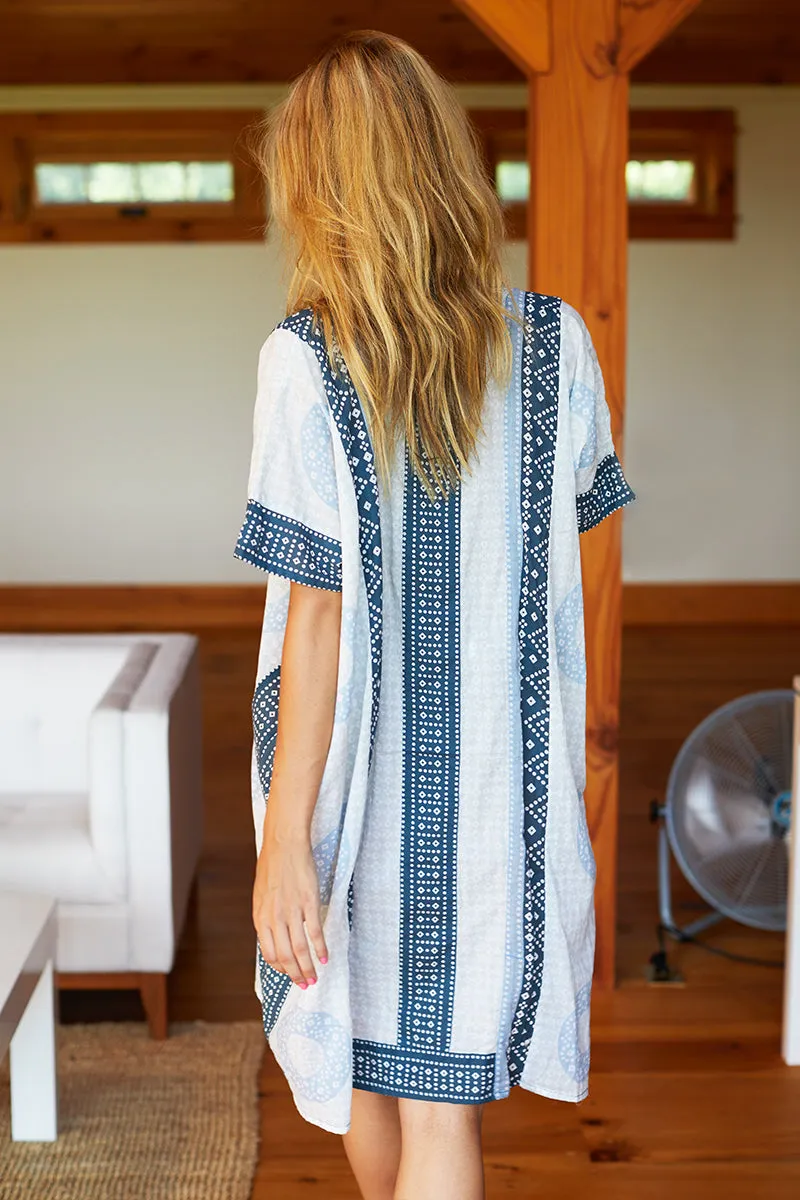 Emerson Short Caftan - Cerulean Organic sold by Emerson Fry product image thumbnail 5
