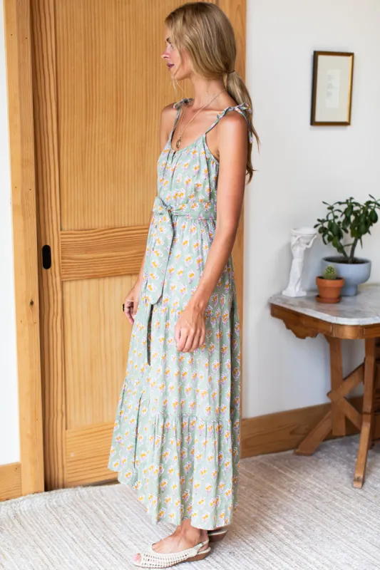 India Button Front Sundress - Harper Organic sold by Emerson Fry