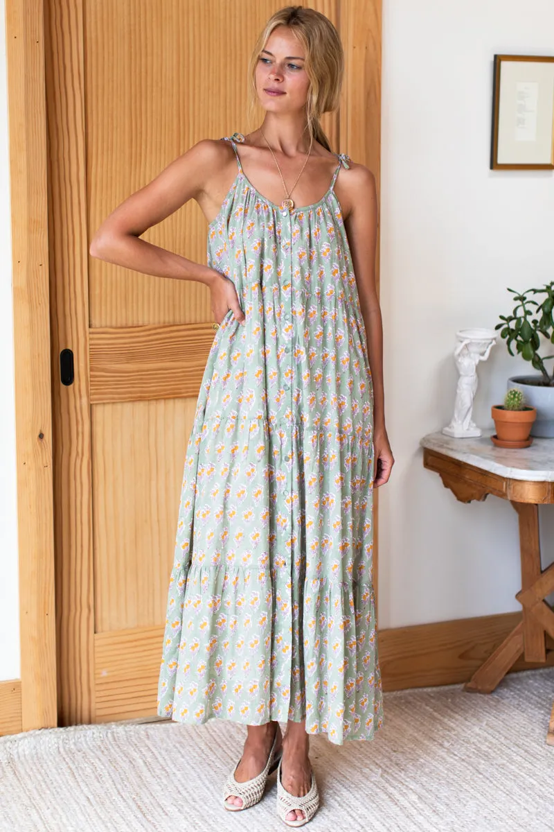 India Button Front Sundress - Harper Organic sold by Emerson Fry product image thumbnail 3