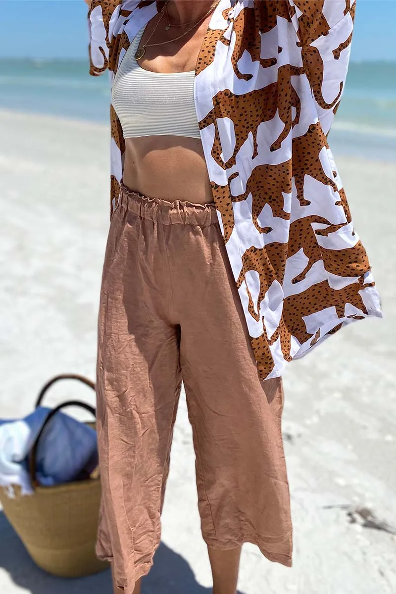 Fete Kimono - White Cheetah sold by Emerson Fry product image thumbnail 5