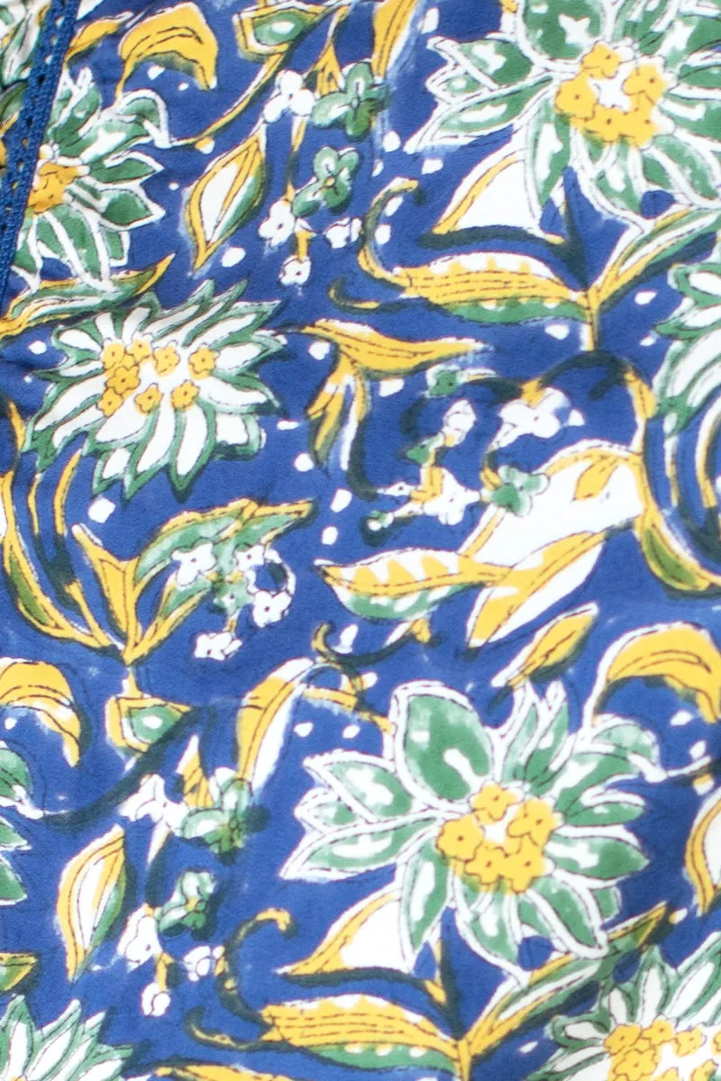 India Crochet Trim Sundress - Pincushion Flower Satin sold by Emerson Fry product image thumbnail 2