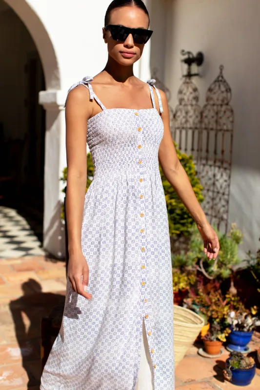 Santiago Sundress - Starlight Indigo sold by Emerson Fry
