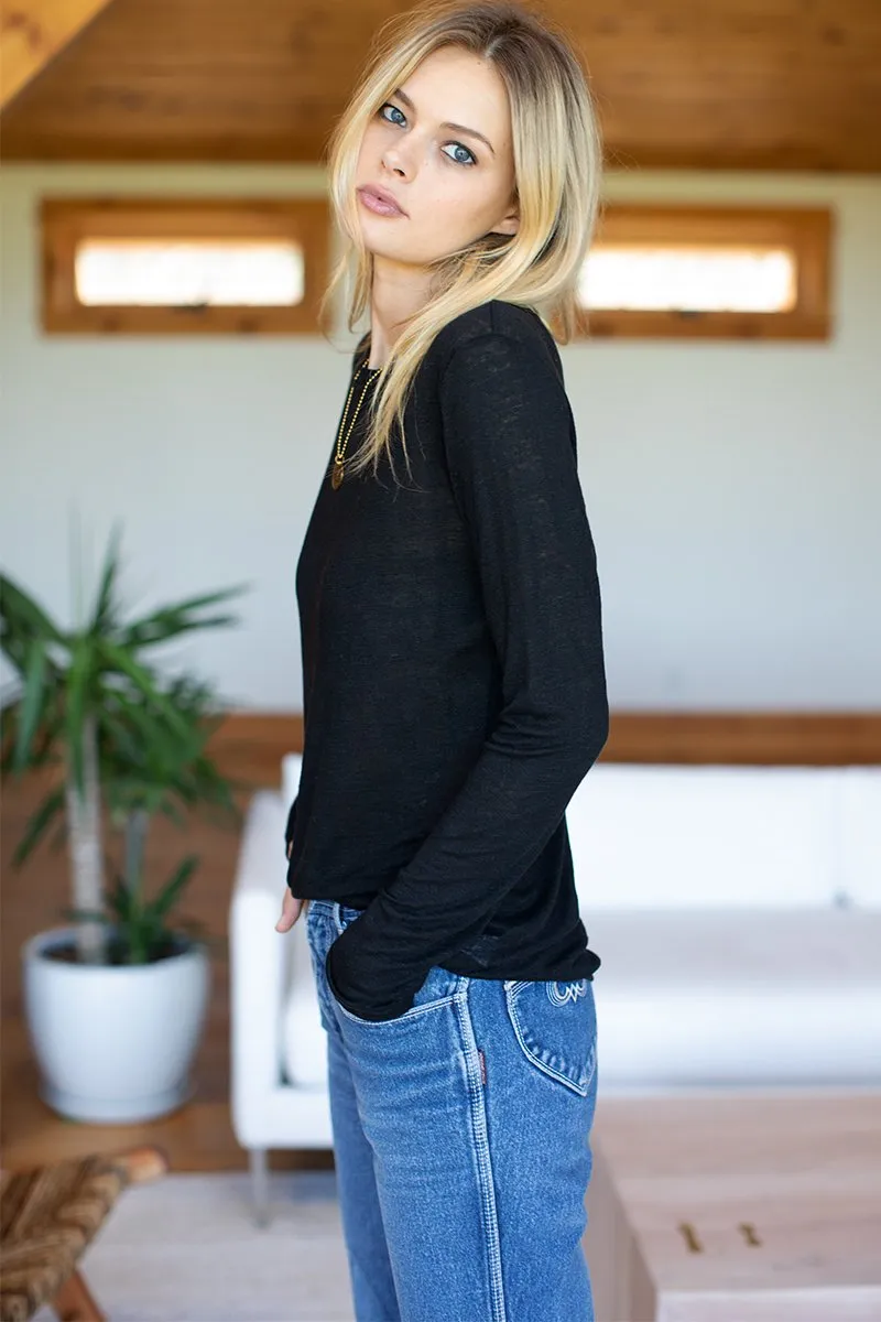 Emerson Crewneck - Black Hemp Cotton sold by Emerson Fry product image thumbnail 2