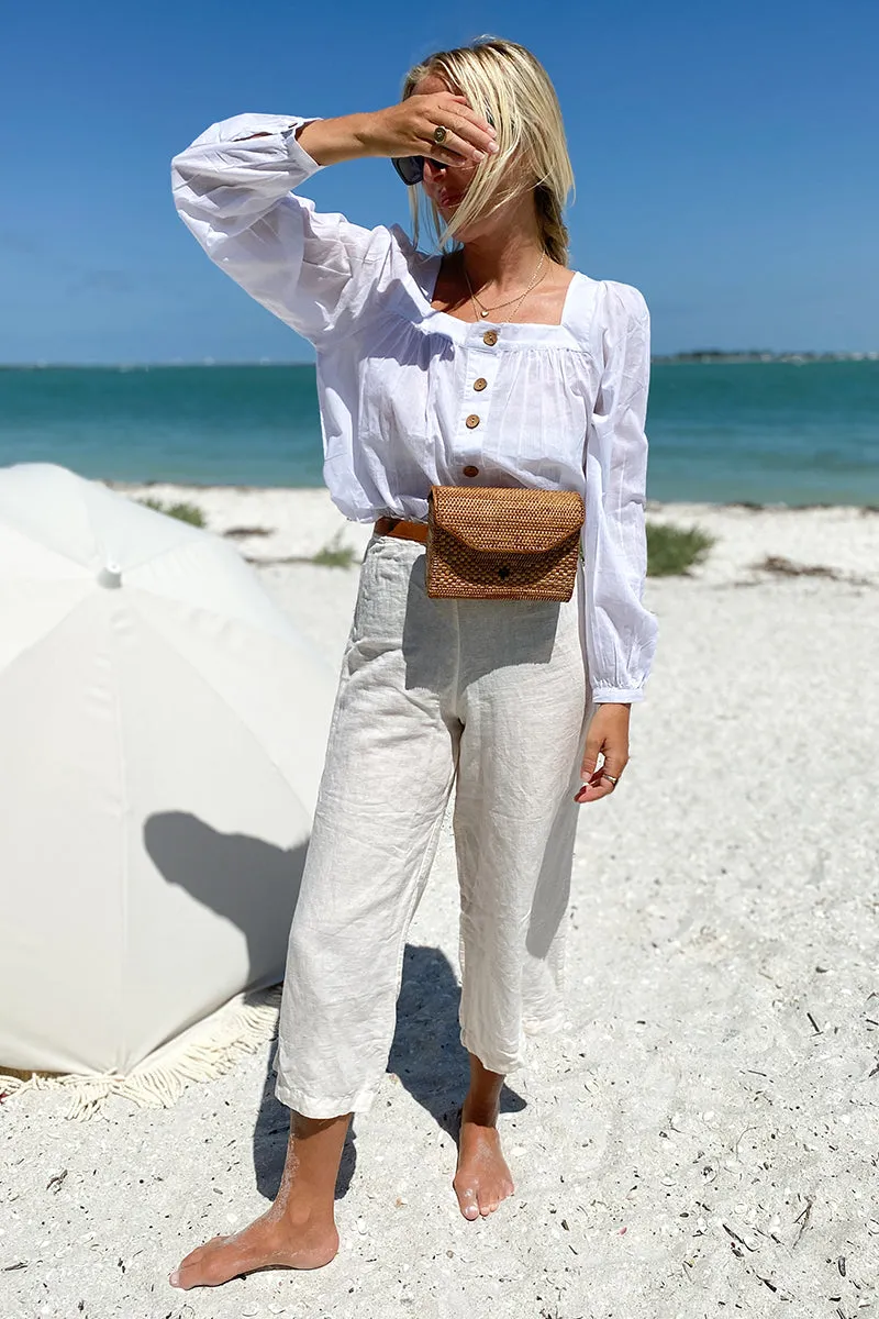 Laurent Blouse - White Organic sold by Emerson Fry product image thumbnail 4